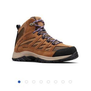 NEW Columbia Crestwood Mid Waterproof Women’s 8 Dark Truffle Plum